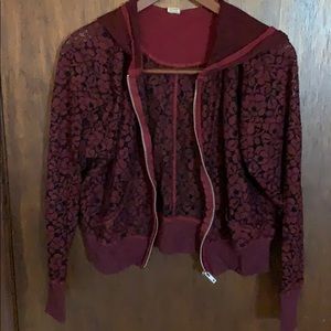 Like New Gimmicks by BKE Cropped Lace Jacket